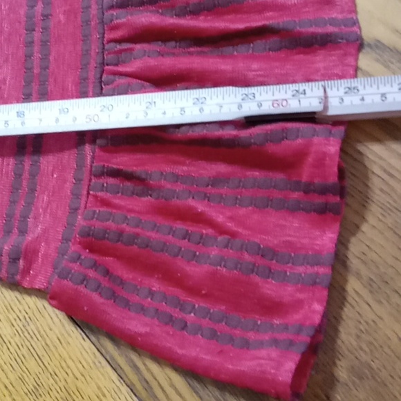 Free People Womens S P SMALL PETITE Tank Top Summer Peplum Boho Preowned Eyelet - Picture 5 of 8